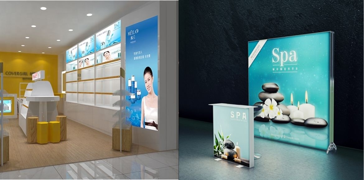 otel spra market tabela billboard lightbox led panel
